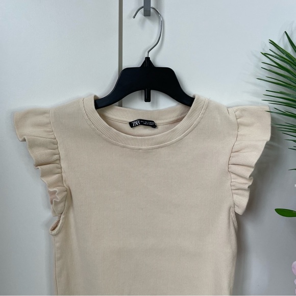 Zara Ruffled Sleeve Top - Picture 5 of 9